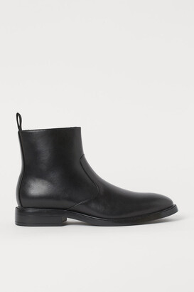 H&M Side-zip Boots - Black