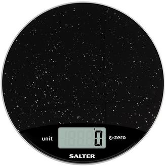 Salter 1009 Bkdr Electronic Kitchen Scale, 8 Kg, Black