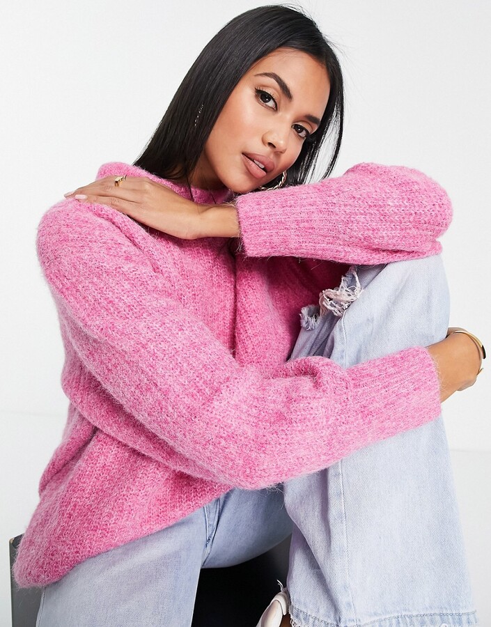 pink oversize jumper