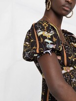 Thumbnail for your product : Versace Jeans Couture Baroque Pattern-Print Mini Dress