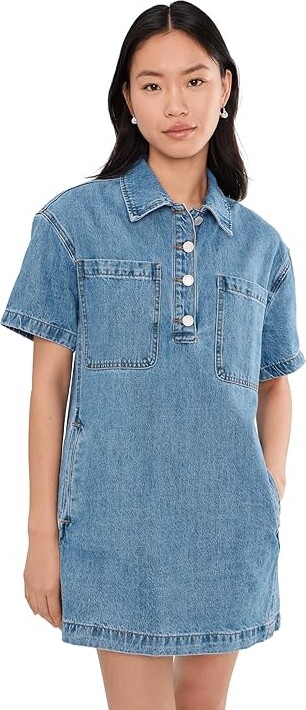 Blank NYC Easy Goer Denim Dress Women's Dress Blue : XS Cotton/Denim
