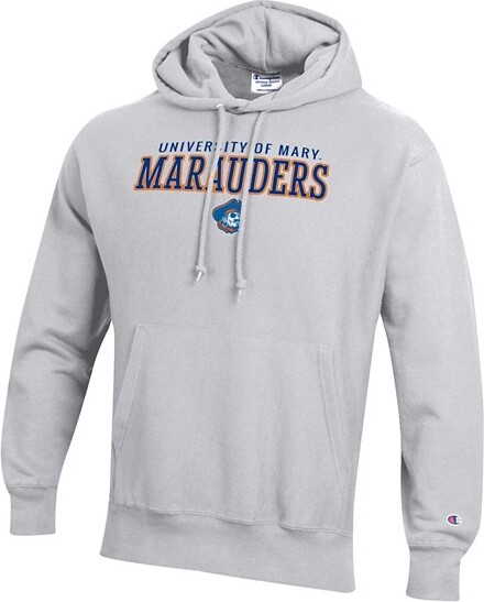 UMARY Marauders Champion Hoodie Small Grey