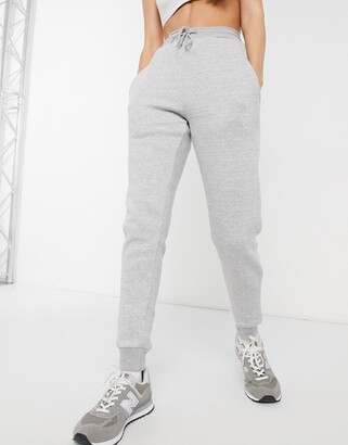 In The Style x Gemma Collins motif jogger in grey