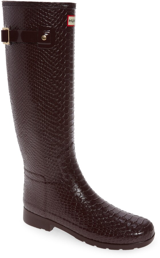 original tall waterproof rain boot hunter