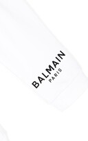 Thumbnail for your product : Balmain Kids Logo-Print Cotton Leggings