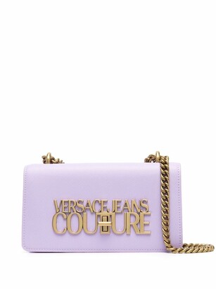 Versace Jeans Couture Logo-Lettering Crossbody Bag