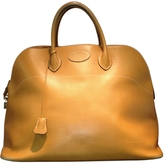 Thumbnail for your product : Hermes Beige Leather Handbag Bolide