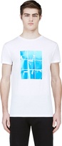 Thumbnail for your product : Lanvin White Windowpane Graphic T-Shirt