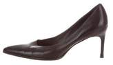 Thumbnail for your product : Helmut Lang Leather Pointed-Toe Pumps