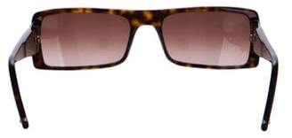 Judith Leiber Embellished Gradient Sunglasses