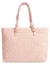 Thumbnail for your product : Tory Burch Small Fleming Quilted Nylon Tote
