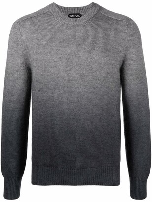 Tom Ford Gradient-Effect Knitted Jumper