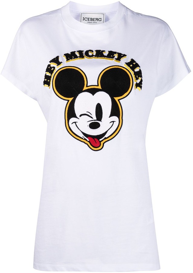 Iceberg Mickey Mouse Tshirt ShopStyle