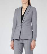 Thumbnail for your product : Reiss Nicola Jacket - Checked Single-breasted Blazer in Light Blue