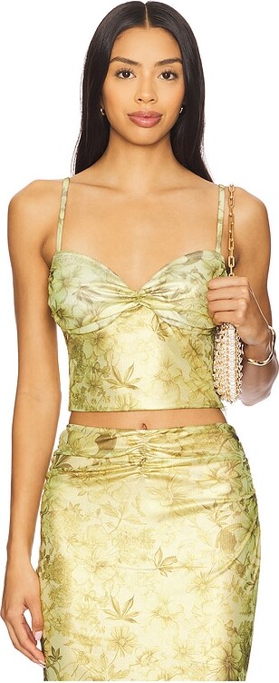 GCDS Printed Lame Top