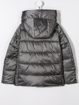 Thumbnail for your product : Save The Duck Kids Padded Hooded Logo Coat