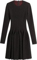 Thumbnail for your product : Alaia Spotted Knit Dress with Wool