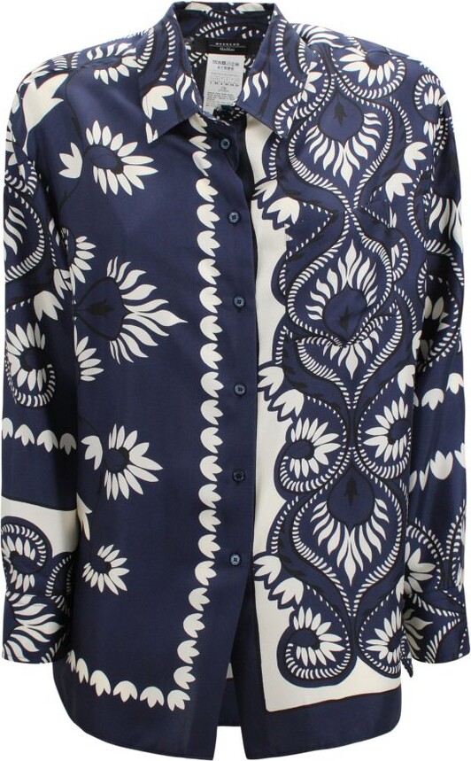 Weekend Max Mara Lastra All-Over Patterned Shirt