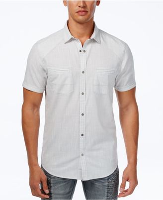 INC International Concepts Men's Dual-Pocket Snap-Front Shirt, Created for Macy's