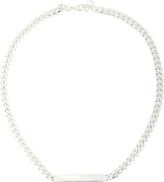 Thumbnail for your product : Ettika ID Plate Pendant Necklace-Silver