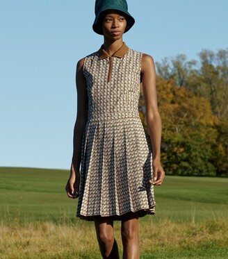 Tory Burch Printed Performance Pleated Golf Dress - ShopStyle