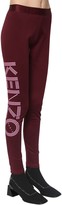 Thumbnail for your product : Kenzo Logo Print Stretch Cotton Leggings