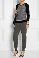 Thumbnail for your product : Alexander Wang T by Cotton-blend fleece sweatpants