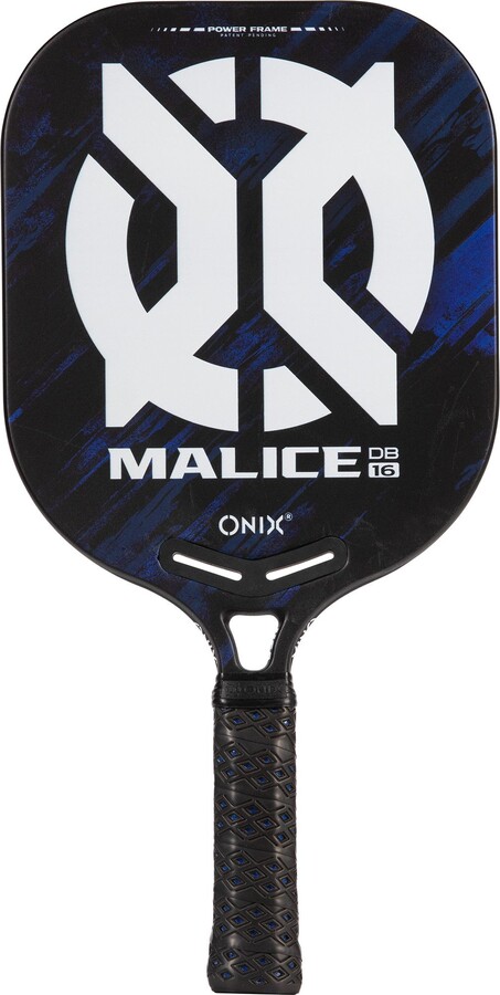 Onix Sports Malice Open Throat DB 16 mm Pickleball Paddle, Blue