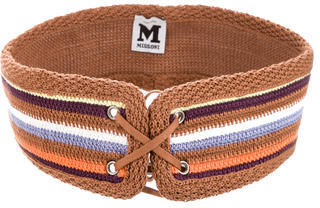 M Missoni Multicolored Waist Belt w/ Tags