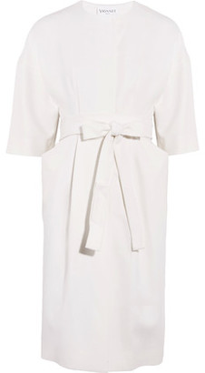 Vionnet Belted Wool And Angora-Blend Coat