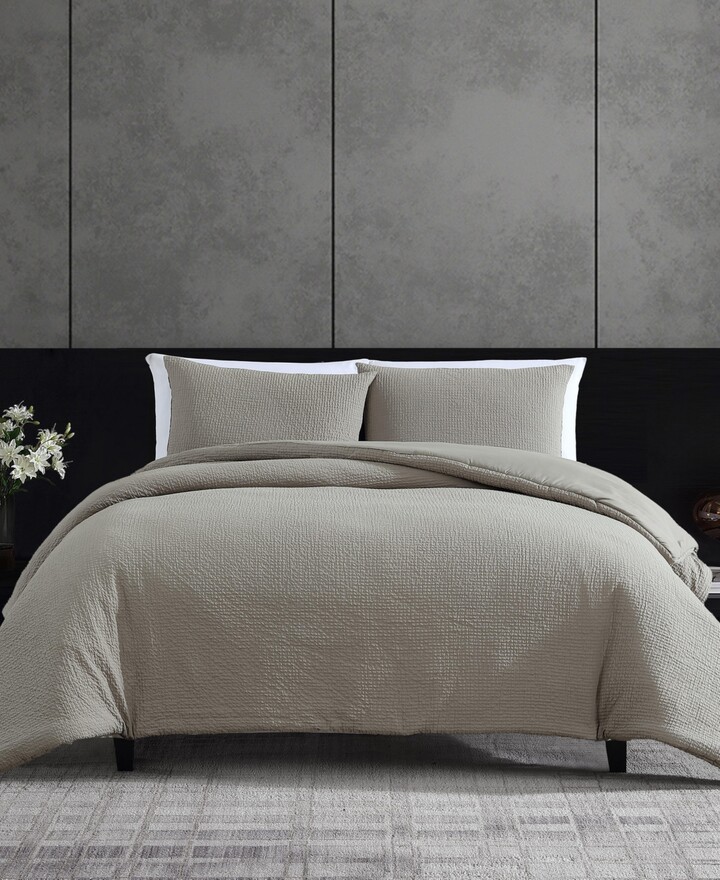 Vera Wang Puckered Texture 3-Pc. Comforter Set, King