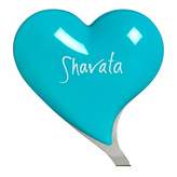 Thumbnail for your product : Shavata Teal Heart Tweezer