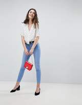 Thumbnail for your product : New Look Super Skinny High Rise Frayed Hem Jean
