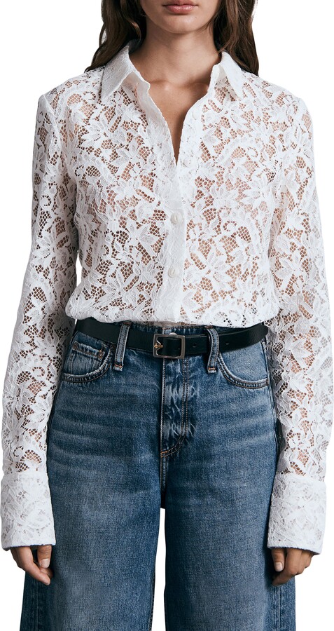 Rag And Bone Sheer Top | Shop The Largest Collection | ShopStyle