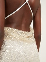 Thumbnail for your product : Galvan Whiteley Sequinned Maxi Dress - Ivory