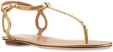 Thumbnail for your product : Aquazzura 10mm Almost Bare Metallic Leather Flats