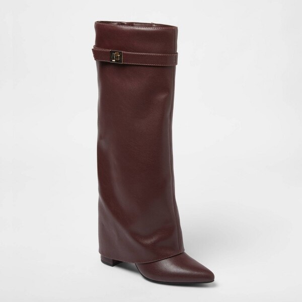 A New Day Women’sTambraBootswithMemoryFoamInsole–ANewDay™Burgundy9