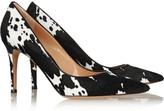 Thumbnail for your product : Gianvito Rossi Animal-print calf hair pumps