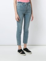 Thumbnail for your product : Armani Exchange High-Rise Cropped Jeans