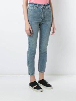 Armani Exchange High-Rise Cropped Jeans