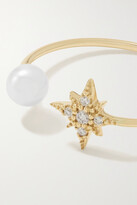 Thumbnail for your product : Mizuki 14-karat Gold, Pearl And Diamond Ring - 7