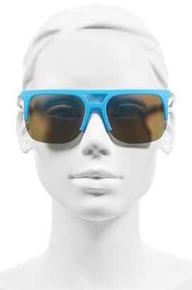 Dolce & Gabbana Women's 59Mm Aviator Sunglasses - Light Blue
