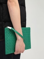 Thumbnail for your product : Bottega Veneta Medium Intrecciato 1.5 Leather Zip Pouch