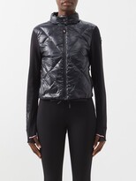 Thumbnail for your product : MONCLER GRENOBLE Jersey-sleeve Padded Laqué-nylon Down Jacket