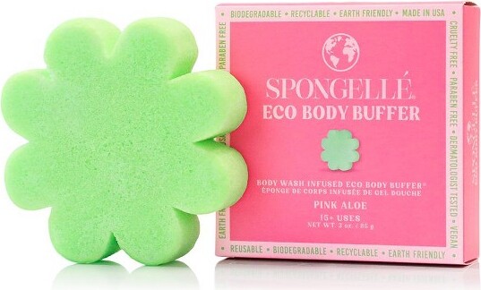 Spongelle PinkAloe|EcoBodyBuffer