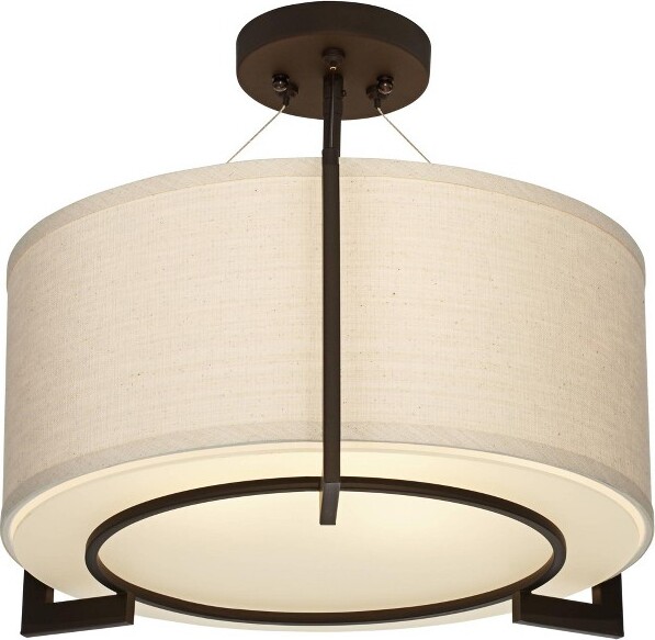 Possini Euro Design PossiniEuroDesignStinsonModernCeilingLightSemiFlushMountFixture171/4\