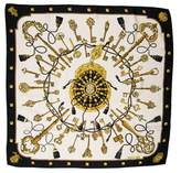 Thumbnail for your product : Hermes Les Cles Silk Scarf