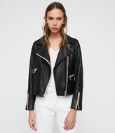 Thumbnail for your product : AllSaints Eada Leather Biker Jacket