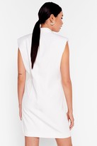 Thumbnail for your product : Nasty Gal Womens Leave the Contrast Behind Mini Blazer Dress - White - 10