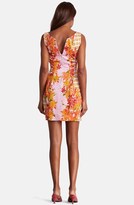 Thumbnail for your product : Donna Morgan Floral Print Stretch Cotton Dress
